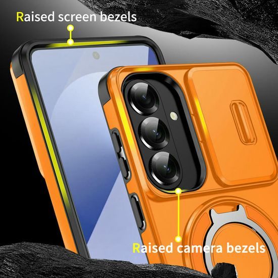 Θήκη Camslide Stand, Samsung Galaxy S26 Plus, πορτοκαλί