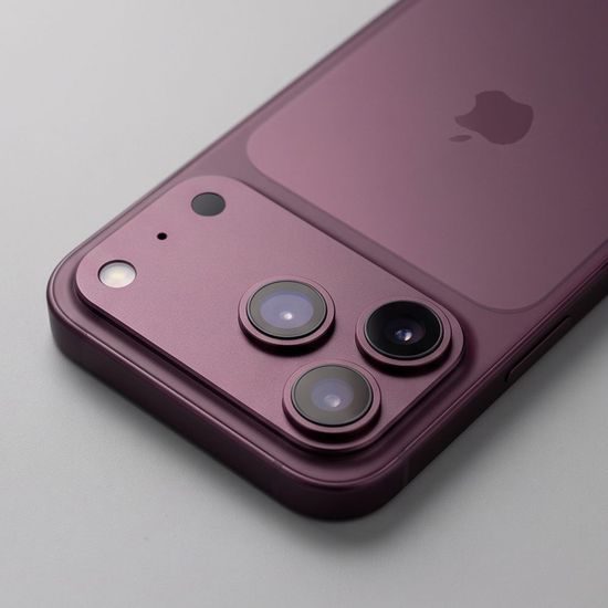 iPhone 18 Pro kaamera kaitseklaas – Tech-Protect CamFull Fit+ – punane