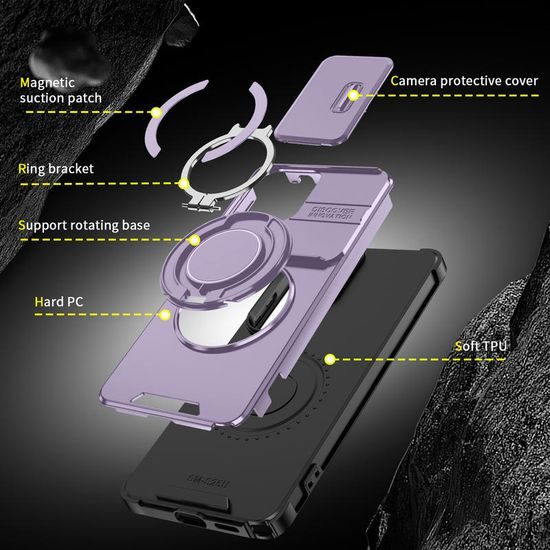 Θήκη Camslide Stand, Samsung Galaxy S26 Ultra, μωβ