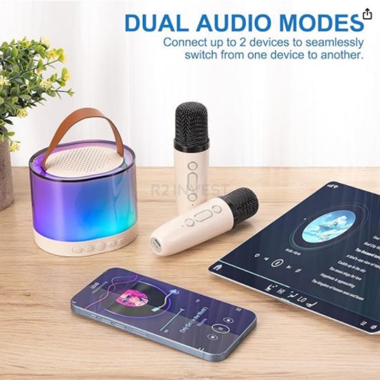 Bežični karaoke set, bež