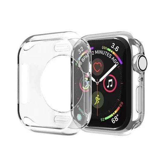 Θήκη Ultra clear, Apple Watch 7 / 8 / 9, 45 mm, διάφανη