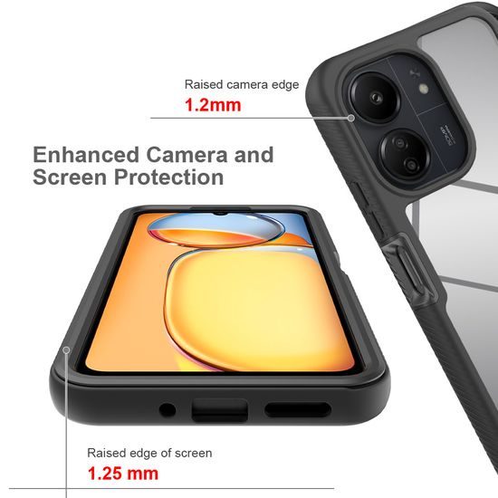 JP Defense360 θήκη, Xiaomi Redmi 13C, μαύρη