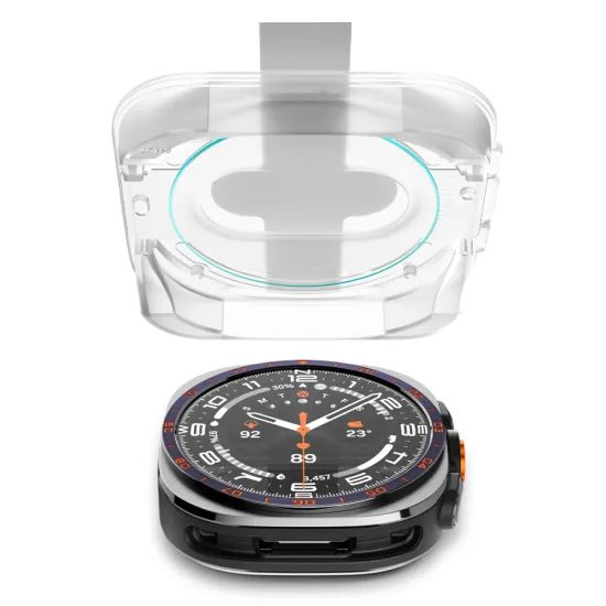 Spigen Glas.Tr Ez Fit, edzett üveg, Samsung Galaxy Watch Ultra 2 2026 (47 mm), 2 darab