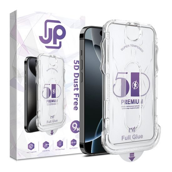 JP DustFree 5D Tvrzené sklo, iPhone 16 Pro