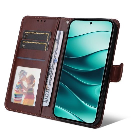 Μαγνητική Θήκη, Xiaomi Redmi Note 14 Pro 4G, καφέ