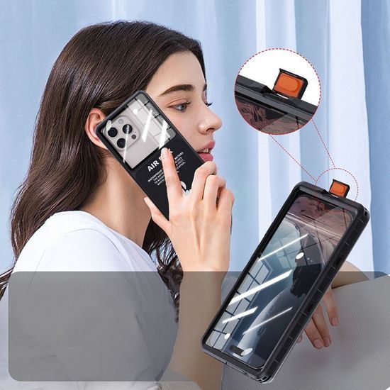 Universelles wasserdichtes Handyhülle Shellbox Airbox Max 6.9, schwarz