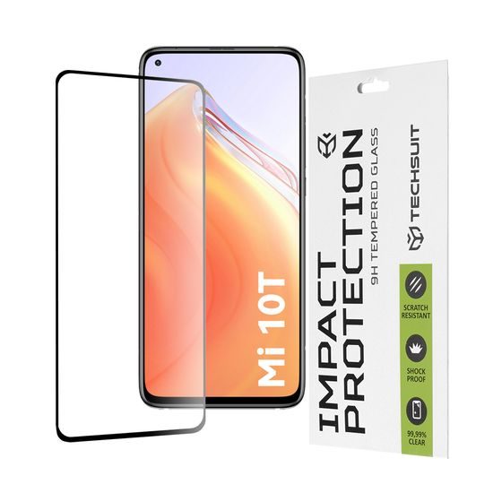 Techsuit 111D Σκληρυμένο γυαλί, Xiaomi Mi 10T Lite 5G, μαύρο