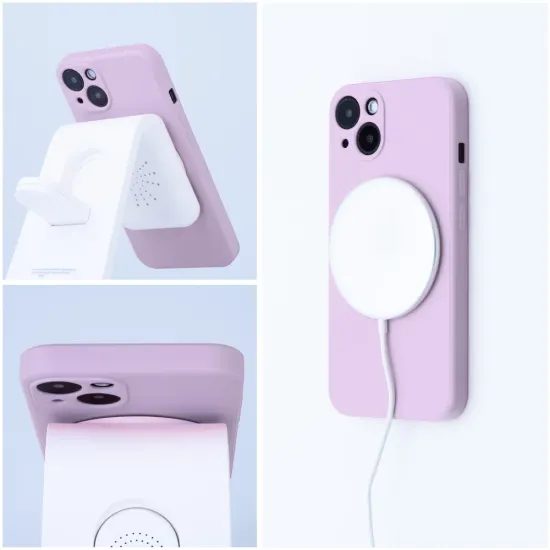 Silicone Mag Cover Maska, iPhone 11, roza