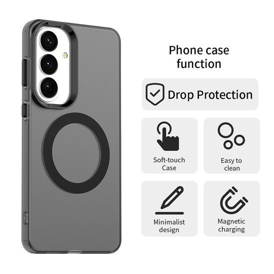 Techsuit CandyCase MagSafe, Samsung Galaxy S26 Plus, μαύρο