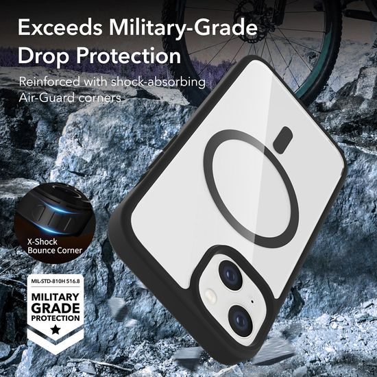 JP MagFit Clear MagSafe Θήκη με Μαγνήτη N52, iPhone 13 / 14, Μπλε