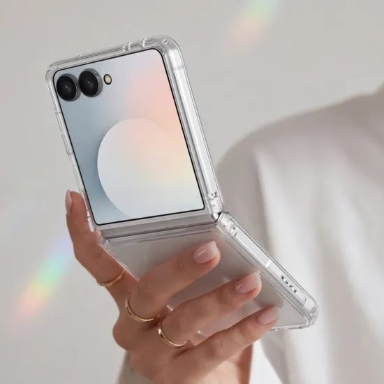 Samsung Galaxy Z Flip 8 ümbris – Tech-Protect Flexair Hybrid – läbipaistev