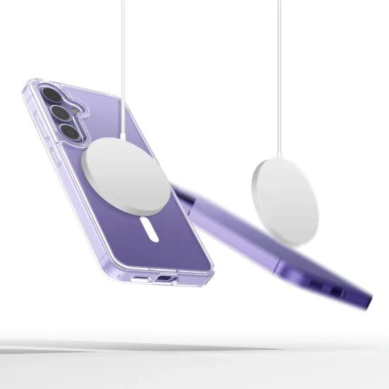 Tech-Protect Flexair Hybrid s MagSafe, Samsung Galaxy S25 Edge, prozoren