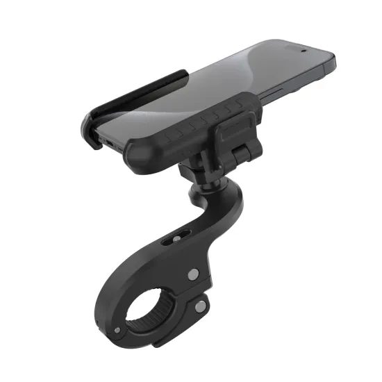 Univerzálny držiak mobilného telefónu na bicykel FIXED Bikee Plus Vista s uchytením na stred riadidiel, čierny