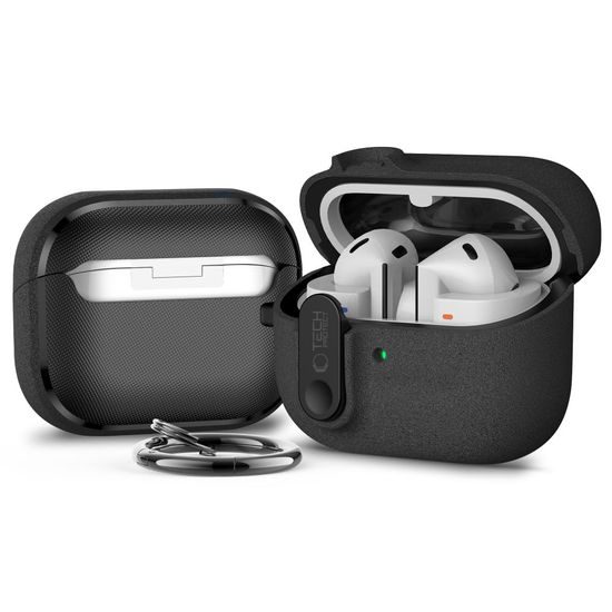 Θήκη Tech-Protect Slim Hook, Samsung Galaxy Buds 3 / 3 FE / 3 Pro, μαύρη