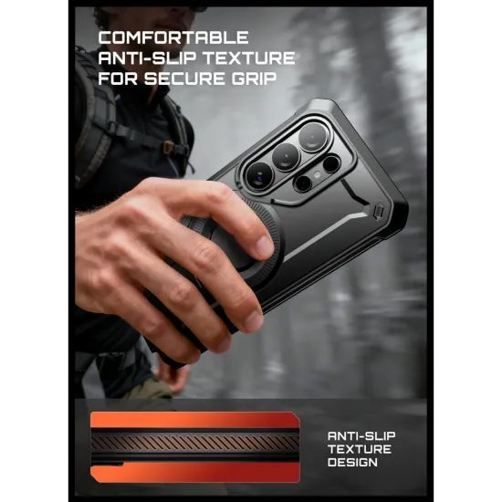 Supcase Unicorn Beetle Pro Mag MagSafe, Samsung Galaxy S26 Ultra, μαύρο