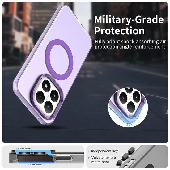 Techsuit CandyCase MagSafe, Xiaomi 15T, μωβ