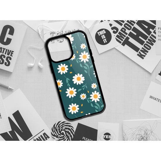 Θήκη Momanio, iPhone 13 Pro Max, με μαργαρίτες