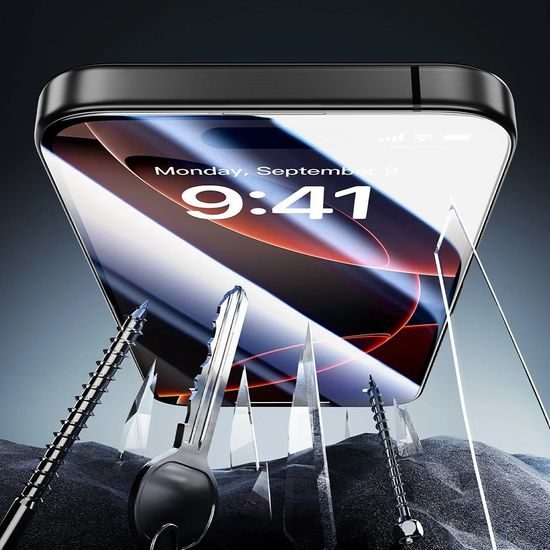 ESR Armorite Tvrzené sklo UltraFit, iPhone 17 / iPhone 16 Pro, 3 kusy