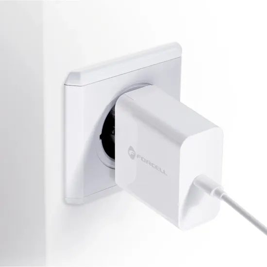 Forcell USB-C, 3A, 45W adapter s PD in QC 4.0 polnjenjem