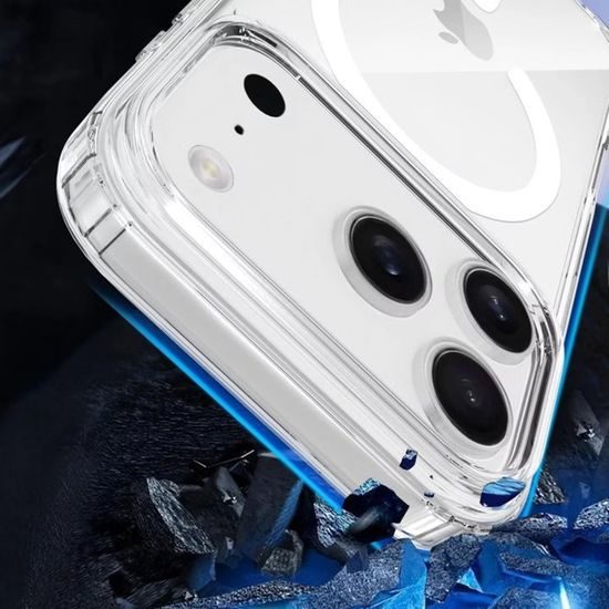 iPhone 17 Pro / iPhone 18 Pro vāciņš – 3mk Armor MagCase caurspīdīgs