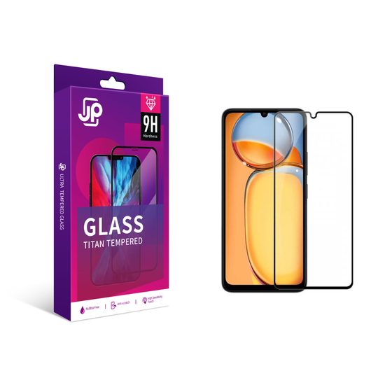 JP Titan εξαιρετικά ανθεκτικό γυαλί, Xiaomi Redmi 15C, μαύρο