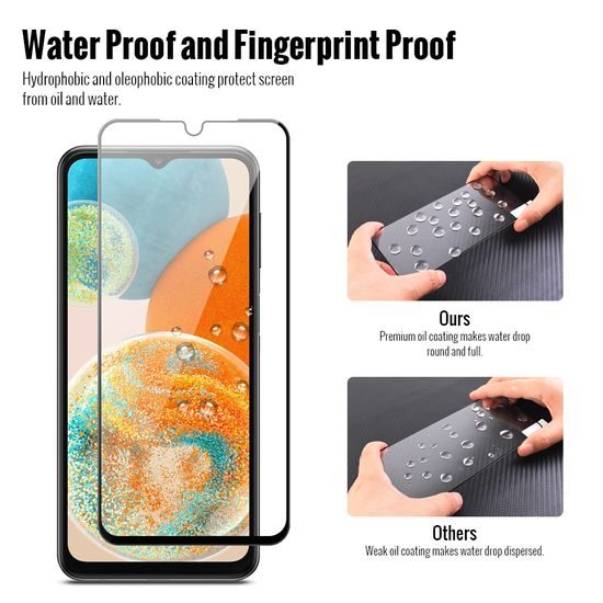 JP 2x 3D γυαλί, Samsung Galaxy A23, μαύρο