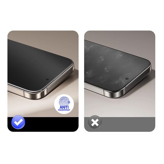 Tel Protect 6D Matno zaščitno kaljeno steklo, iPhone 18 Pro Max, črno