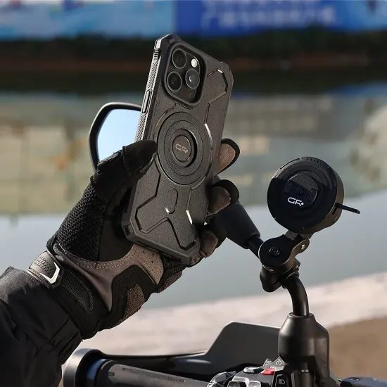 GRxplore Držač telefona za retrovizor, crni