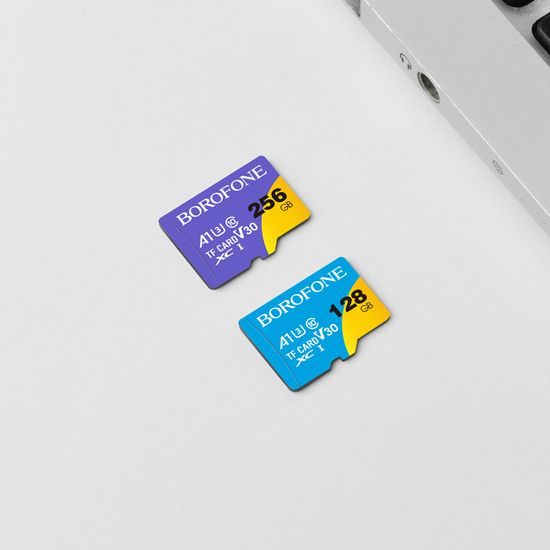 Borofone Class10 Paměťová karta MicroSD, 256GB, SDXC U3, 100MB/s