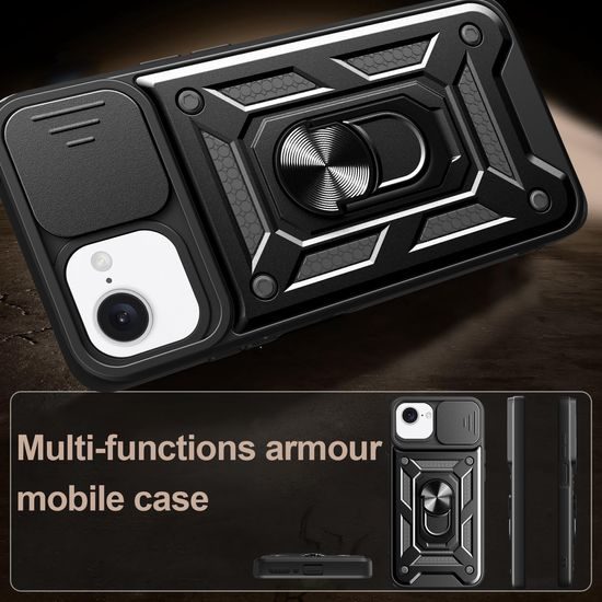 JP CamShield, iPhone 16e, μαύρο