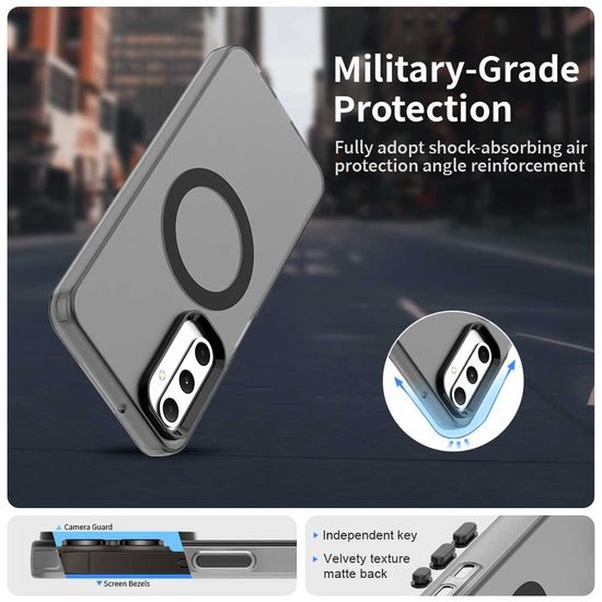 Techsuit CandyCase MagSafe, Samsung Galaxy A05s, μαύρο