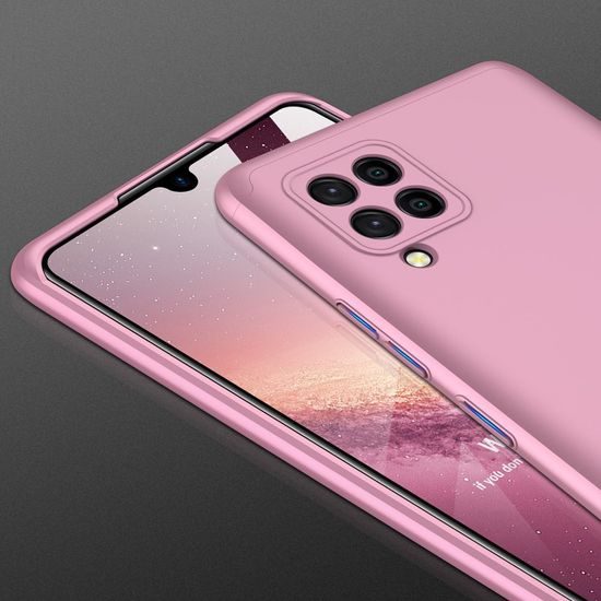 360° obal na telefon Samsung Galaxy A42 5G, růžový