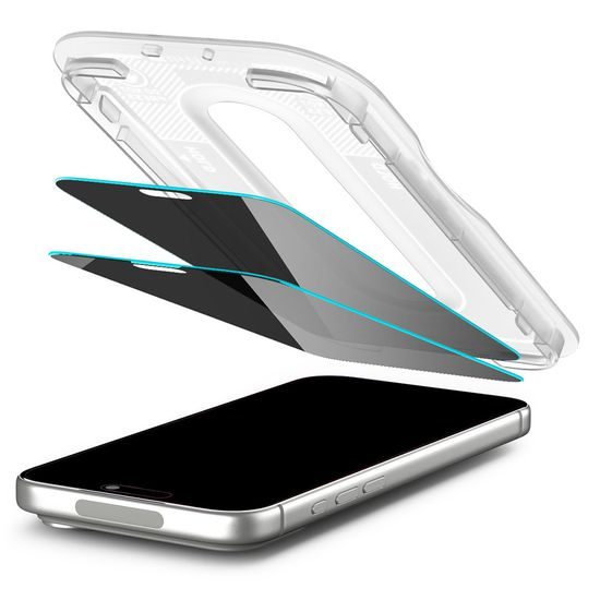Spigen Glas.TR EZ Fit Pro HD (AGL12027), Tvrdené sklo 2 kusy, iPhone 18 Pro, Privacy