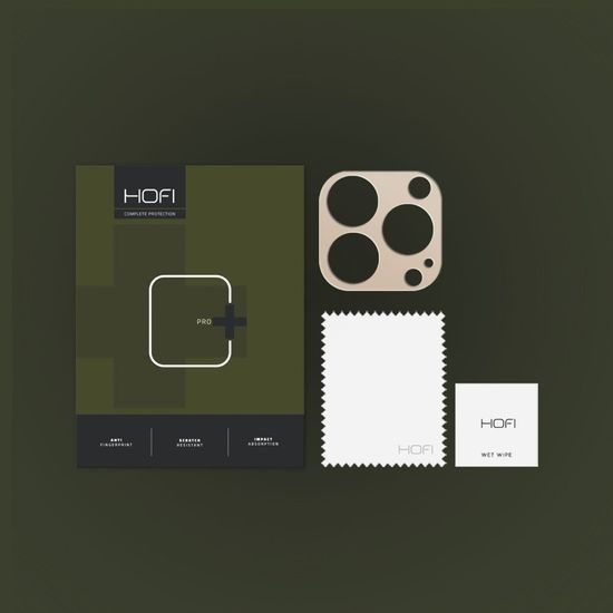 Hofi Alucam kryt fotoaparátu, iPhone 14 Pro / 14 Pro Max, zlatý