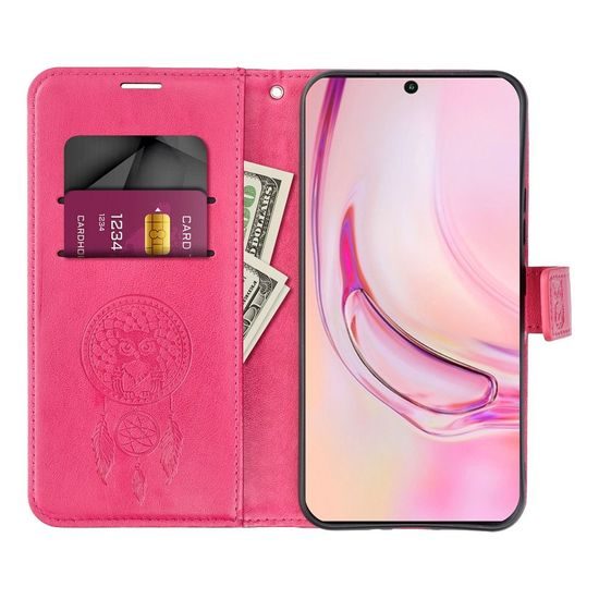 Mezzo etui, Xiaomi Redmi Note 12 Pro Plus 5G, vzorec 1, roza