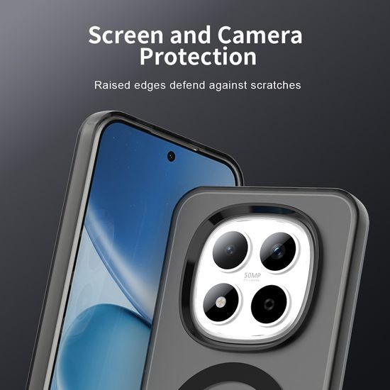 Techsuit CandyCase MagSafe, Xiaomi Redmi Note 15 Pro 5G, μαύρο