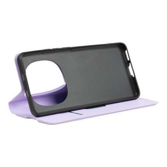 OBAL:ME SmoothTouch Hoesje voor Xiaomi Redmi Note 15 4G / 5G / Poco M8 5G - PU Leer met Kaarthouder & Standaard - Lichtpaars