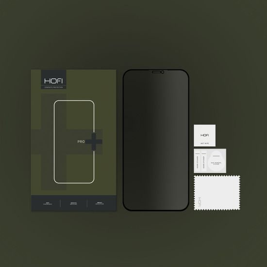 Hofi Privacy Glass Pro+ edzett üveg, iPhone X / XS / 11 Pro