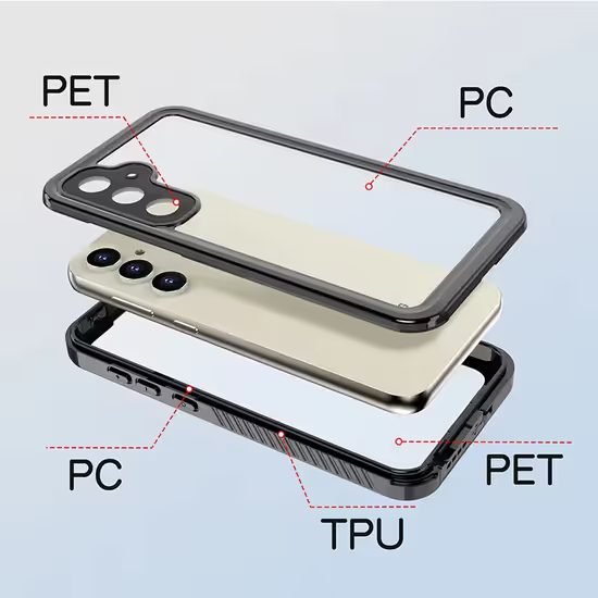 Etui ShellBox IP68, Samsung Galaxy S23 FE, črno