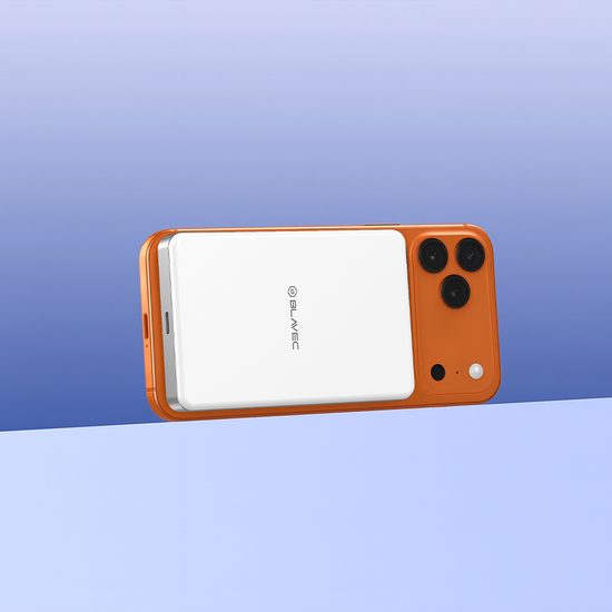 Blavec QI2.2 25W + PD 45W MagSafe powerbank, 10000 mAh, USB-C, bianco