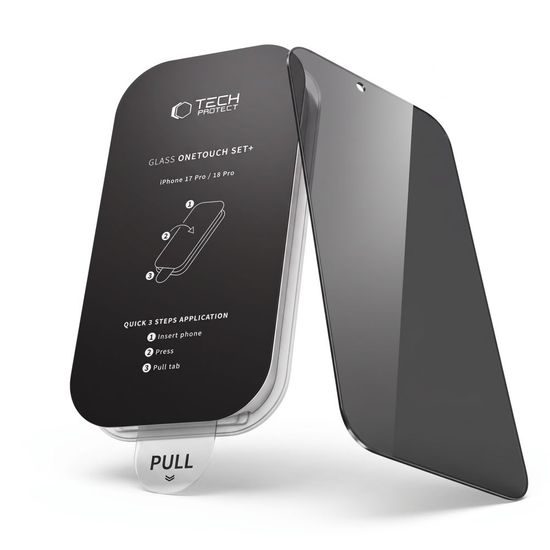 Tech-Protect OneTouch Set+ Privacy 2 Tvrzená skla, iPhone 18 Pro