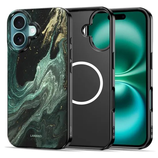 Tech-Protect Lamano MagSafe θήκη, iPhone 16, verde aura