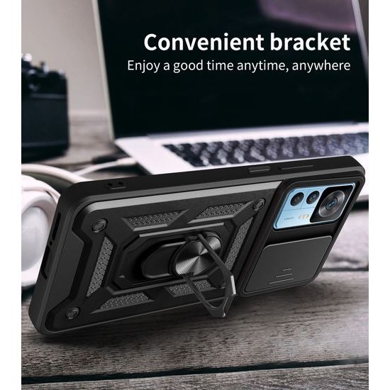 JP CamShield, Motorola Moto G22 4G / E32, μαύρο