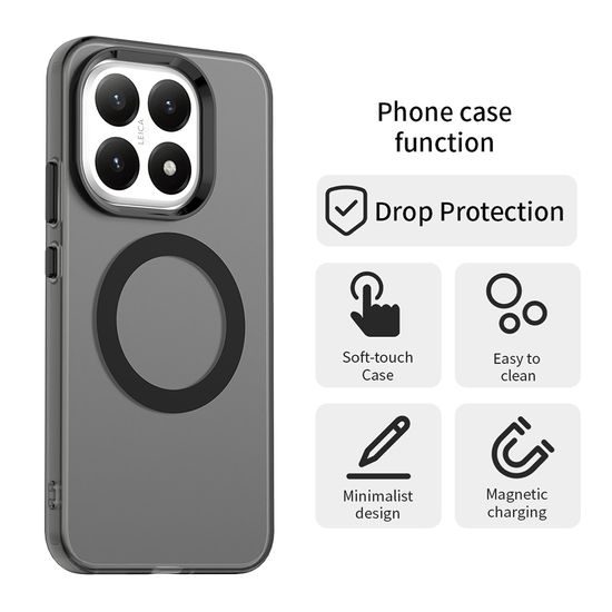 Techsuit CandyCase MagSafe, Xiaomi 15T, μαύρο