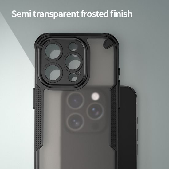 ArmorShield Hybrid Case, iPhone 15 Pro, μαύρο