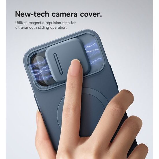 Suritch MagSafe Kickstand Camprotector Θήκη iPhone 12 Pro Max / 13 Pro Max, μπλε