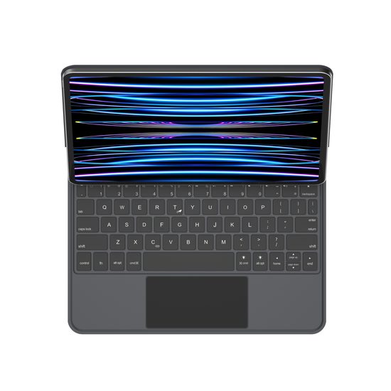 JP Magnetic Keyboard MK01 táblagép tok kijelzővel, iPad Pro 11 2024, fekete