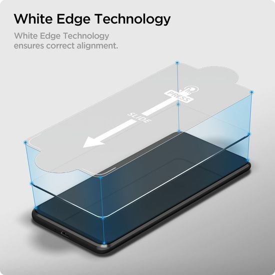 Spigen Glas.Tr Slim Zaštitno kaljeno staklo 2 komada, Xiaomi Redmi Note 12 5G / Poco X5 5G