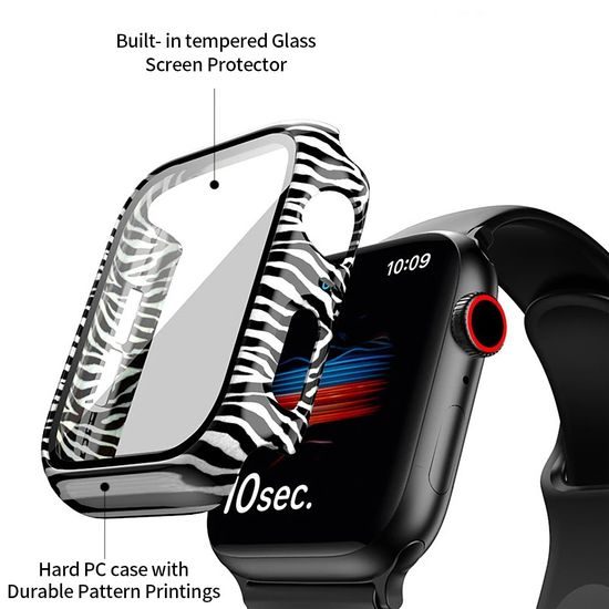 Etui JP Watch Motive, Apple Watch 7 / 8 / 9, 45 mm, słoneczniki
