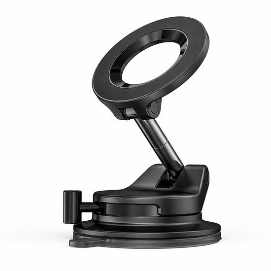 Suport magnetic auto Lisen pentru bord 360°, negru